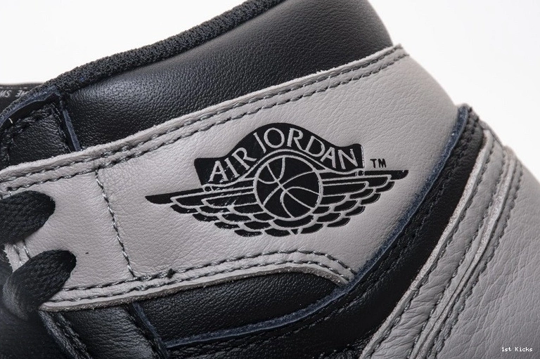 Air  Retro Jordan Black Gray Shadow High 1 555088-013 OG 0211